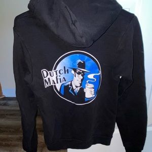 Old school mafia zip up hoodie